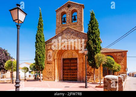 Veduta di Parroquia de Nuestra Senora del Buen Consejo y San Anton. Chiesa del Tempio e della Parrocchia fu costruita nel 1859. La sua attrazione principale è la sua neo-Romanesqu Foto Stock