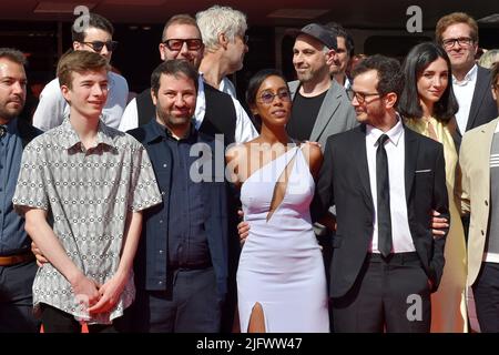 Karlovy Vary, Repubblica Ceca. 05th luglio 2022. Presentazione del film America all'interno del Festival Internazionale del Cinema 56th Karlovy Vary (KVIFF) Crystal Globe Competition a Karlovy Vary (Spa), Repubblica Ceca, il 5th luglio 2022. Credit: Slavomir Kubes/CTK Photo/Alamy Live News Foto Stock