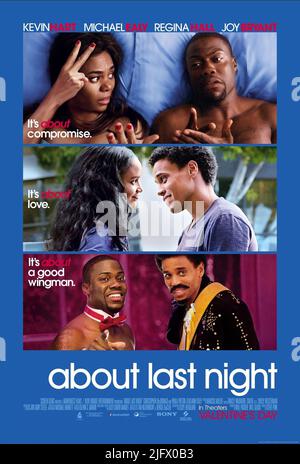 REGINA HALL, KEVIN HART, MICHAEL EALY, JOY BRYANT POSTER, CIRCA IERI SERA, 2014 Foto Stock