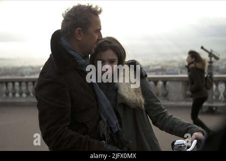 KEVIN COSTNER, HAILEE STEINFELD, 3 giorni per uccidere, 2014 Foto Stock