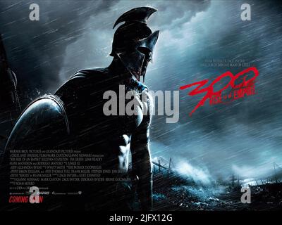 POSTER del filmato, 300: la nascita di un impero, 2014 Foto Stock