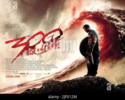 POSTER del filmato, 300: la nascita di un impero, 2014 Foto Stock