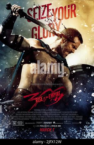 POSTER del filmato, 300: la nascita di un impero, 2014 Foto Stock