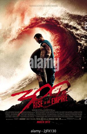POSTER del filmato, 300: la nascita di un impero, 2014 Foto Stock