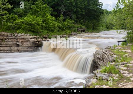 63997-00108 Cataract Falls, Owen County, ALL'INTERNO DELL'HOTEL Foto Stock