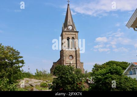 Chiesa di Fjällbacka nel giugno 2022 Foto Stock