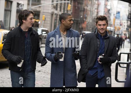 Miglia TELLER, MICHAEL B. GIORDANIA, Zac Efron, quel momento inopportuno, 2014 Foto Stock