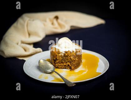 Sticky Toffee Pudding Foto Stock