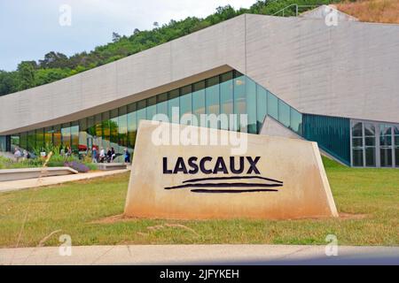 Lascaux IV museo di replica della grotta di fama mondiale, Nouvelle Aquitaine, Francia Foto Stock