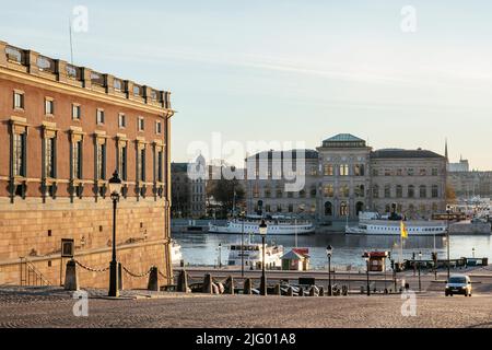 Gamla Stan, Stoccolma, Sodermanland e Uppland, Svezia, Scandinavia, Europa Foto Stock