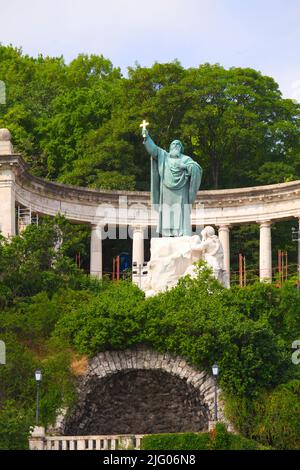 Ungheria, Budapest, Monumento di San Gellert, Foto Stock