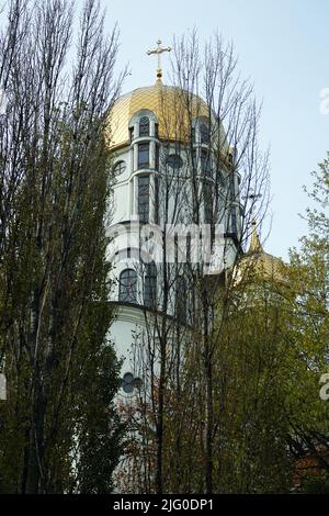 Kiev, Ucraina 22 novembre 2020: Cattedrale di San Olga nella città di Kiev Foto Stock