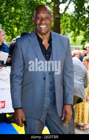 Londra, Regno Unito. 6 luglio 2022. Shaun Wallace arriva per I TRIC Awards 2022 a Grosvenor House, Londra. Data foto: Mercoledì 6 luglio 2022. Il credito fotografico dovrebbe essere: Matt Crossick/Empics/Alamy Live News Foto Stock