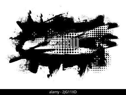 Astratto sfondo texture sporco vernice banner arte grafica sfondo etichetta presentazione splash vettoriale illustrazione Illustrazione Vettoriale