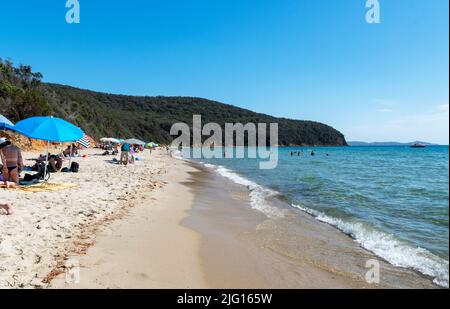 Cala Violina, una delle spiagge più belle della Maremma. Foto Stock