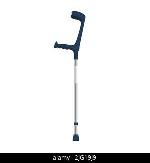 Crutch Icon design template vettoriale isolato EPS 10 Illustrazione Vettoriale