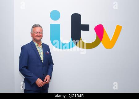 ITV Meteorologo & il più lungo presentatore del tempo di servizio Jon Mitchell, che si prevede di andare in pensione alla fine di luglio 2022 Foto Stock