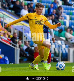 Linfield Vs Newtown AFC, sabato 25th giugno 2022, Windsor Park, Belfast Foto Stock
