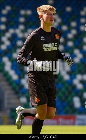 Linfield Vs Newtown AFC, sabato 25th giugno 2022, Windsor Park, Belfast Foto Stock