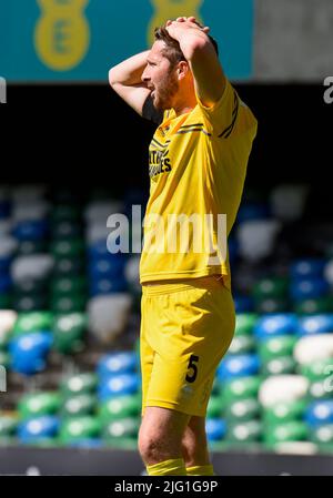 Linfield Vs Newtown AFC, sabato 25th giugno 2022, Windsor Park, Belfast Foto Stock