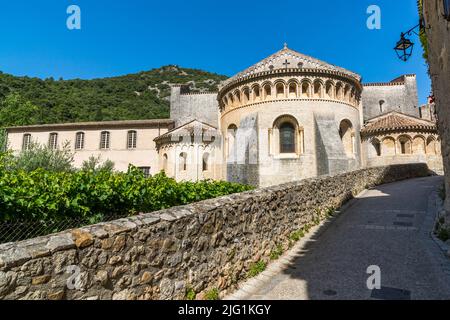 Saint-Guilhem-le-Désert, Lodève, Francia Foto Stock