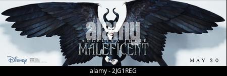 ANGELINA JOLIE POSTER, MALEFICENT, 2014 Foto Stock