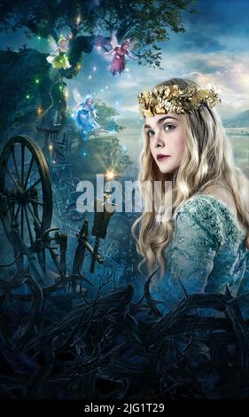 ELLE FANNING, MALEFICENT, 2014 Foto Stock