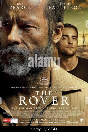 GUY PEARCE, Robert Pattinson POSTER, Rover, 2014 Foto Stock