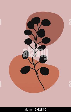 Estetica Abstract Bohemian Woman Art per scopi di stampa e digitale Foto Stock