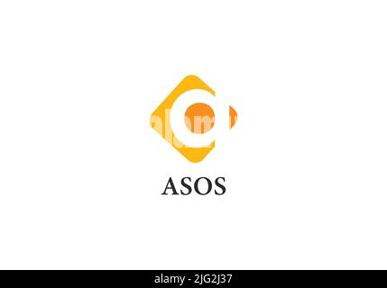 Lettera di un logo design icona agli elementi del modello Illustrazione Vettoriale