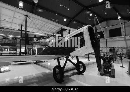 De havilland dh-4 libertà (r.a.i.d. 22-578), replica di un aeromobile pilotato dal comandante di pearson field, lt. oakley kelly, nel 1920s Foto Stock