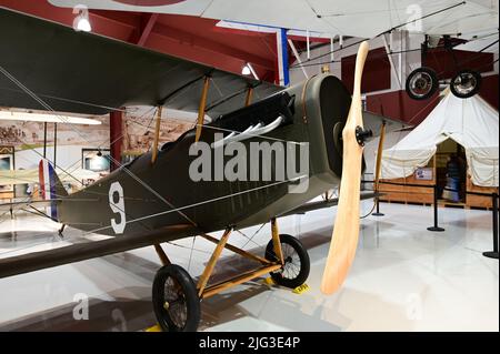 Curtiss JN 'Jenny' a Pearson Field, Vancouver, Washington. Foto Stock