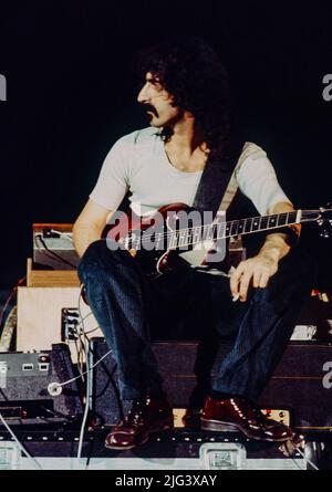 Frank Zappa, Concertgebouw, Amsterdam, 1972 Foto Stock