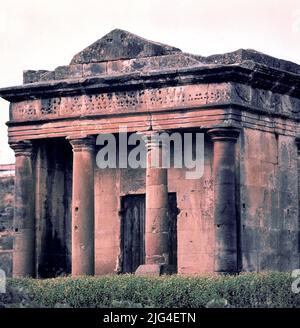 MAUSOLEO DE FABARA O DE LUCIO EMILIO LUPO - SEPULCRO ROMANO - SIGLOS II Y III Location: Italy. FABARA. Saragozza. SPAGNA. Foto Stock