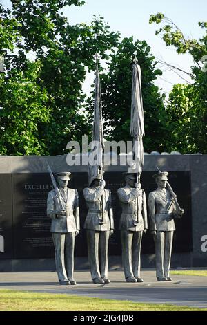 United States Air Force Memorial (il memoriale è stato dedicato il 14 ottobre 2006), Arlington County, Virginia, USA, Nord America Foto Stock