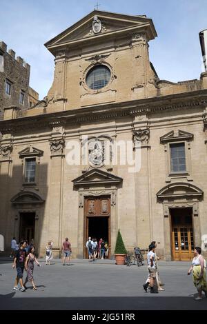 Chiesa di Santa Trinita Firenze Italia Foto Stock