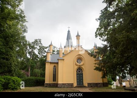 Schinkelkirche (chiesa di Schinkel) Großbeeren, Germania Foto Stock