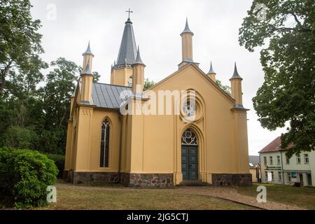 Schinkelkirche (chiesa di Schinkel) Großbeeren, Germania Foto Stock