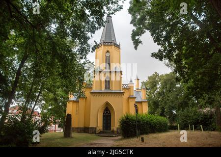 Schinkelkirche (chiesa di Schinkel) Großbeeren, Germania Foto Stock