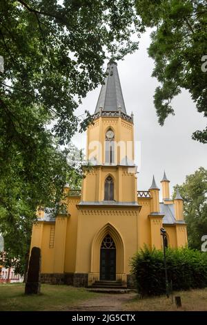 Schinkelkirche (chiesa di Schinkel) Großbeeren, Germania Foto Stock