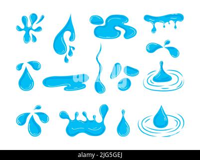 Serie di cadute Illustrazione Vettoriale