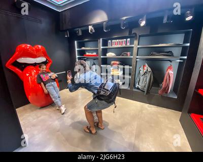 THE ROLLING STONES UK CARNABY ST. CONSERVARE Foto Stock