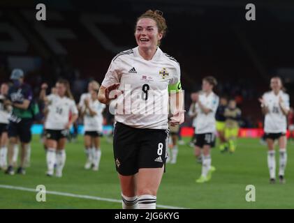 Southampton, Inghilterra, 7th luglio 2022. Durante la partita UEFA Women's European Championship 2022 al St Mary's Stadium di Southampton. Il credito dell'immagine dovrebbe leggere: Paul Terry / credito dello Sportimage: Notizie dal vivo dello Sportimage/Alamy Foto Stock