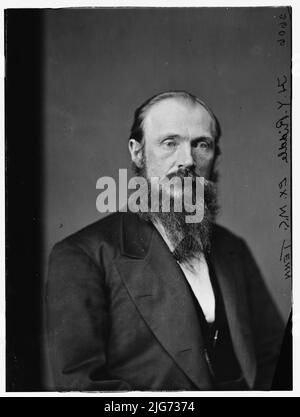 Riddle, on. Haywood Yancey di Tenn, privato nell'esercito confederato nel 1861, tra il 1870 e il 1880. L'ultimo anno della guerra civile, era nel personale dei generali Ambrose R. Wright e William Whann Mackall. [Politico, avvocato, insegnante: professore di matematica e lingue]. Foto Stock