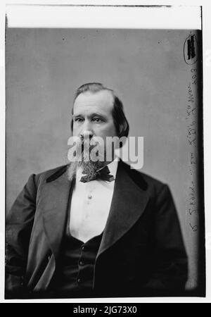 Lucius Quintus Cincinnatus Lamar del Mississippi, tra il 1870 e il 1880. Colonnello del 18th della sig.ra INF. C.S.A. Sect'y of Interior nel Gabinetto di Cleveland, giudice della Corte Suprema. Foto Stock