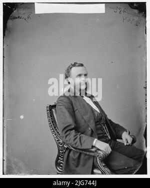 L'on. Roger Q. Mills del Texas, tra il 1860 e il 1875. [Avvocato, politico e Stato confederato militare]. Foto Stock