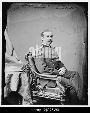 Col. Audenried, U.S.A., tra il 1860 e il 1875. [Soldato: 1st tenente nella Cavalleria USA del 3rd]. Foto Stock