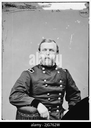 Gen. Isaac S. Catlin, U.S.A., tra il 1860 e il 1875. [Avvocato e un ufficiale decorato: Premiata la Medaglia d'onore dopo aver perso una gamba durante la battaglia del Cratere]. Foto Stock