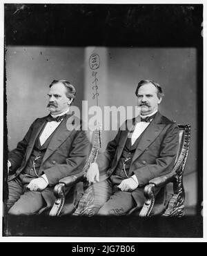 William Adams Richardson, 1865-1880. Richardson, Wm. Adams, Secty of Treasury, tra il 1865 e il 1880. [Politico, banchiere e avvocato: Segretario DEL Tesoro USA; capo della giustizia; presidente della banca; giustizia della pace]. Foto Stock