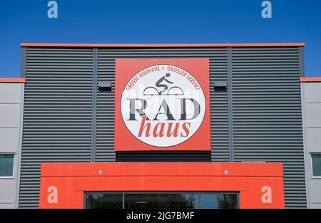 Radhaus, Wetzlarer Strasse, Babelsberg, Potsdam, Brandeburgo, Germania Foto Stock